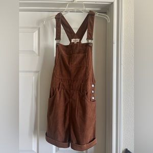 Brown Corduroy overalls